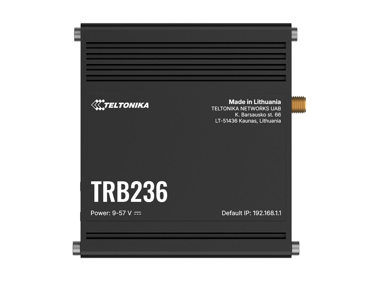 TELTONIKA NETWORKS TRB236 DUAL SIM 5G/4G/LTE 450 RS232 RS485 EMEA Industrial Gateway