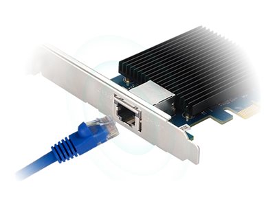 ASUSTOR AS-T10G2 - Carte réseau PCI-E 10GBase-T RJ45 - Bracket low profile et standard inclus compatible AS67