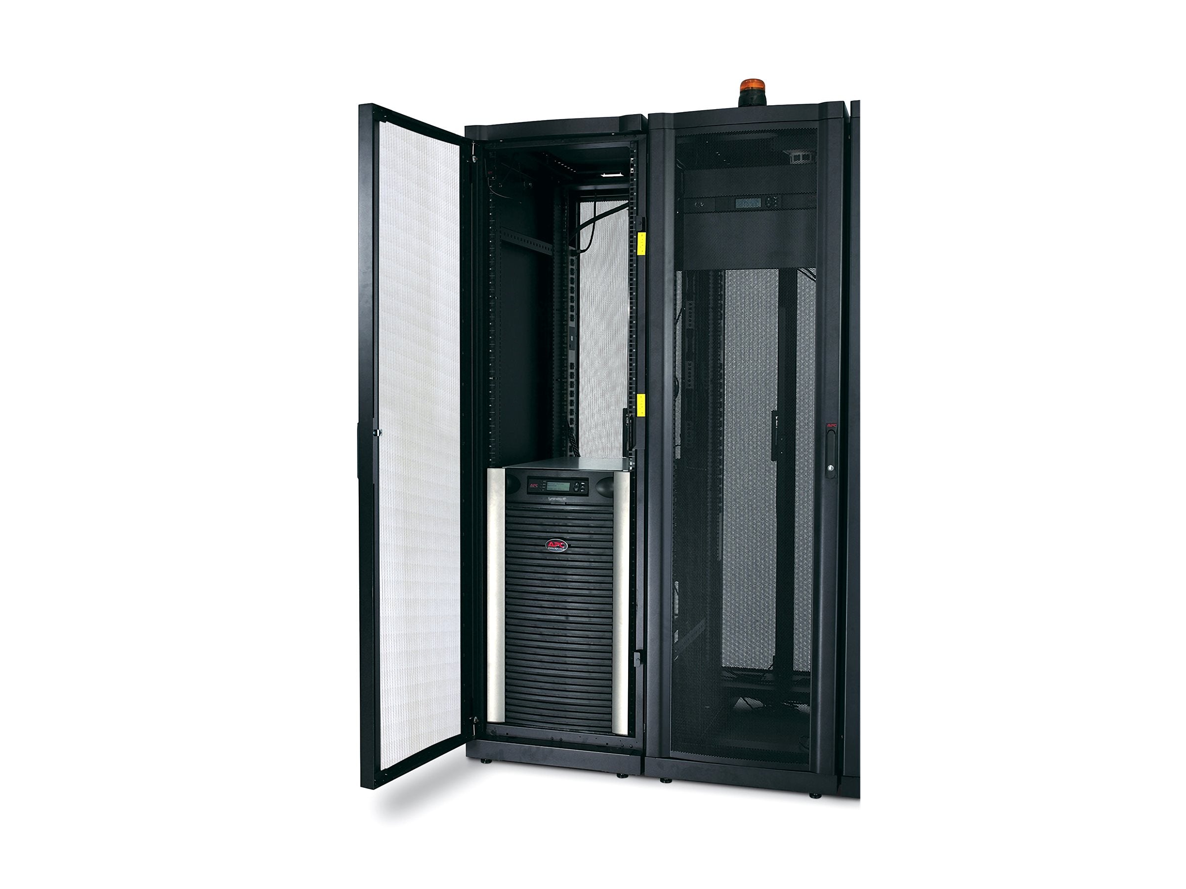 APC Symmetra LX 16kVA Scalable to 16kVA N+1 Power Rack AC 208/240V 16000VA Ethernet 10/100 oc 13 19U BK silver