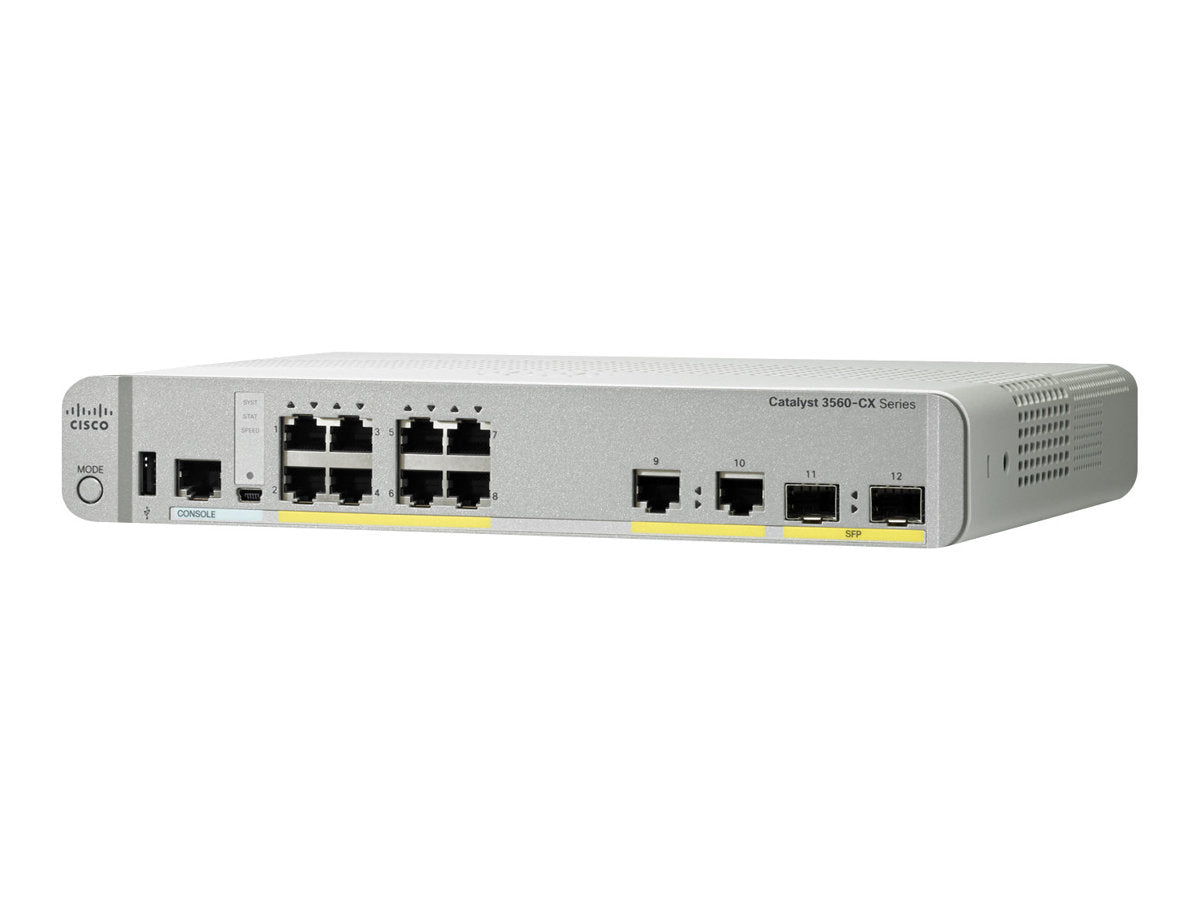 CISCO CATALYST 3560-CX 8 PORT DATA IP BASE REMANUFACTURED