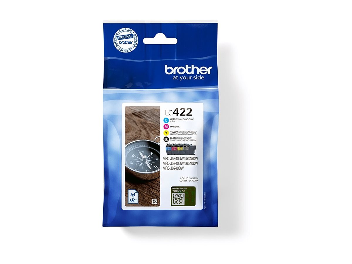 BROTHER LC422VAL Ink Cartridge For BH19M/B Compatible with MFC-J5340DW MFC-J5740DW MFC-J6540DW MFC-J6940DW 550/550 pages