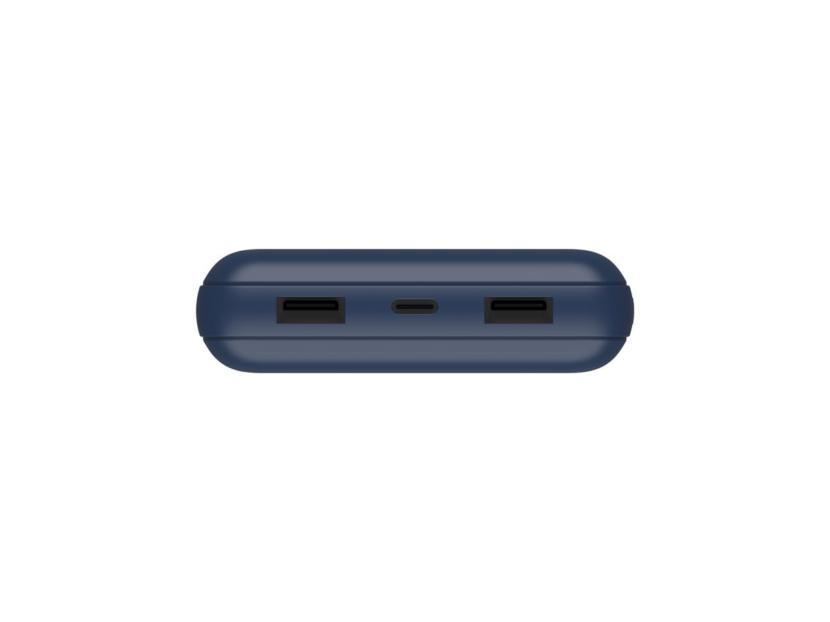 BELKIN Powerbank 20K 15W USB-C + 2 USB-A Bleu
