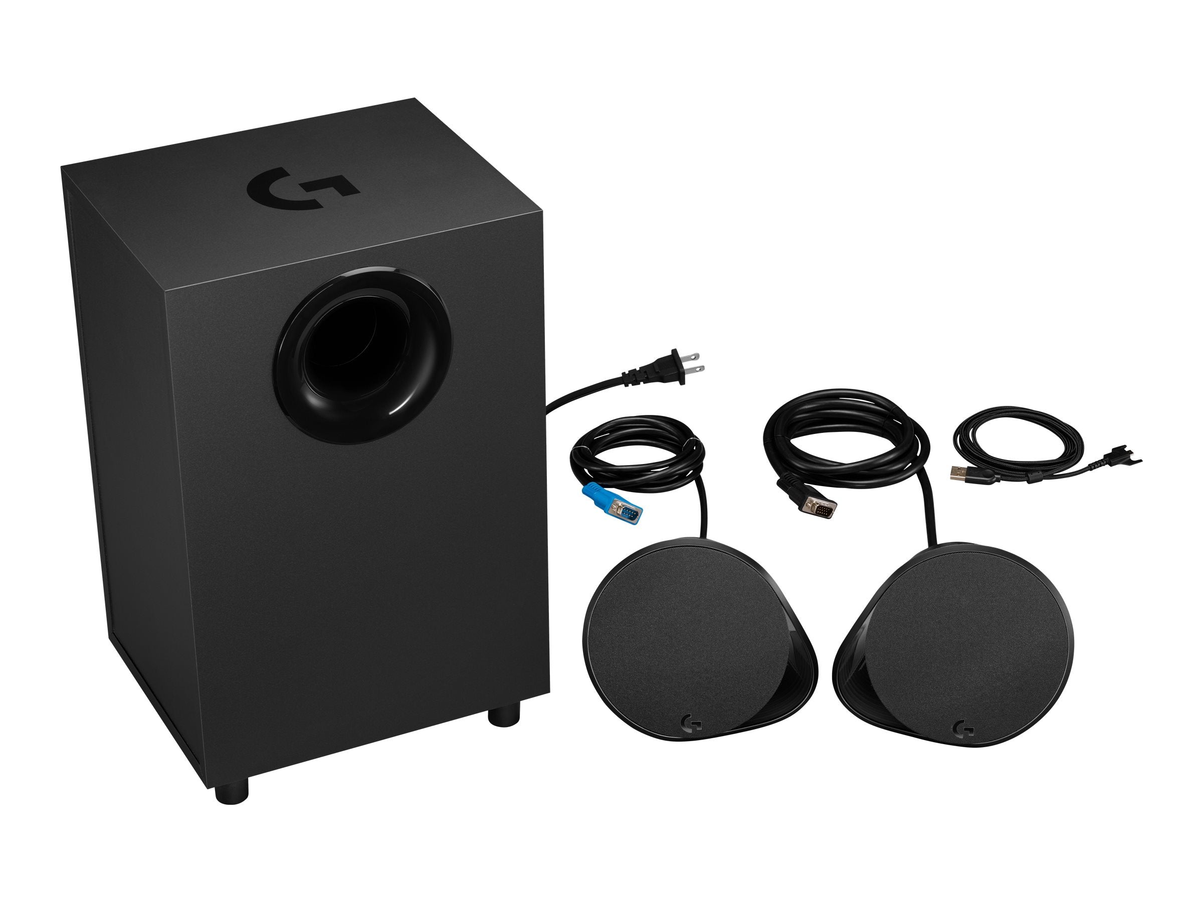 LOGITECH G560 Speaker system for PC 2.1-channel wireless Bluetooth USB 120 Watt Total