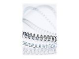 FELLOWES rel metall 34 boucles 6.4mm 1/4 in blanc