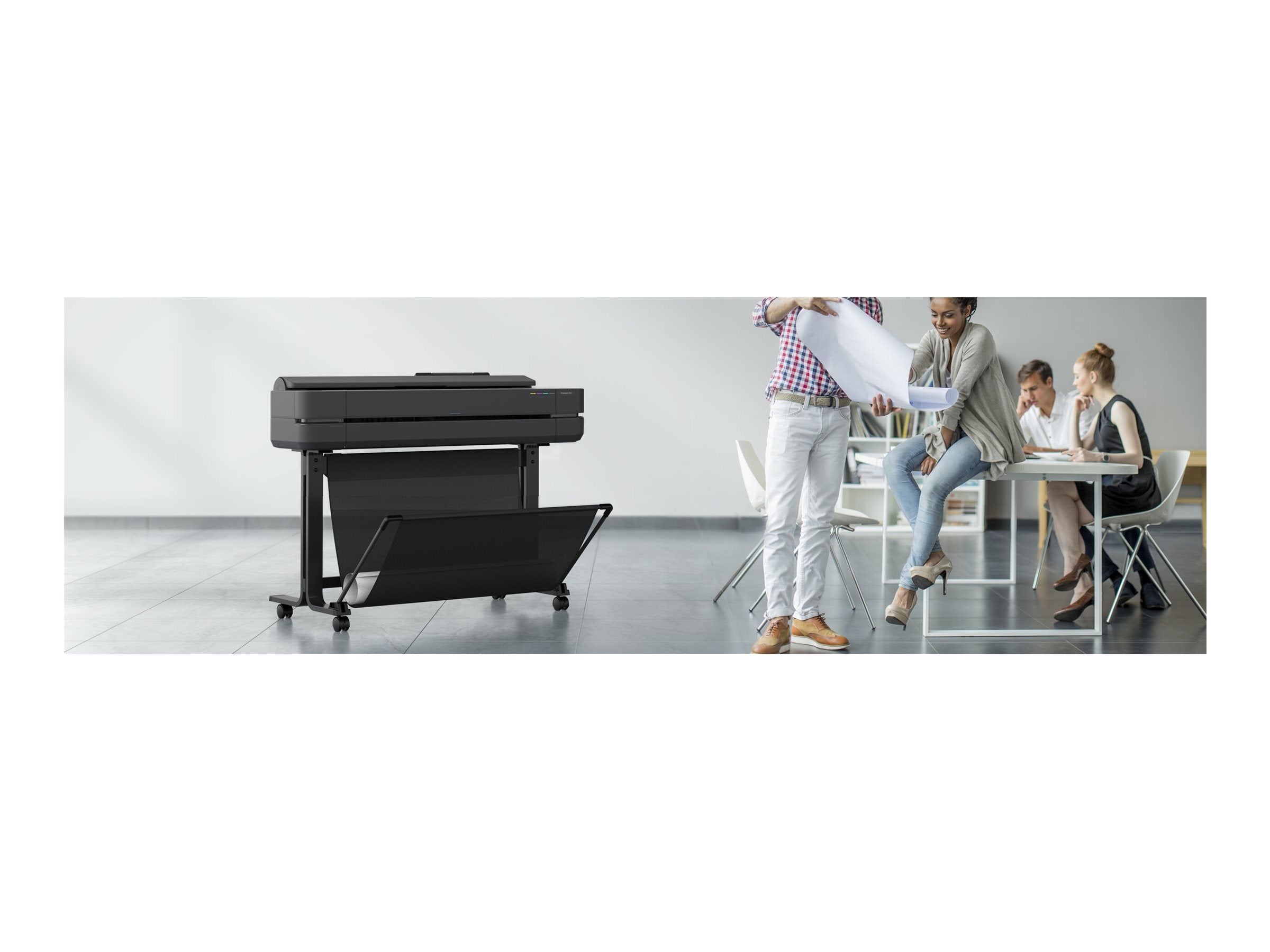 HP DesignJet T650 24p LFP 2025 Colour Ink-Jet Roll A1 61.0cmx91.4 m 2400x1200dpi 0.43 min/page USB LAN Wi-Fi Cutter