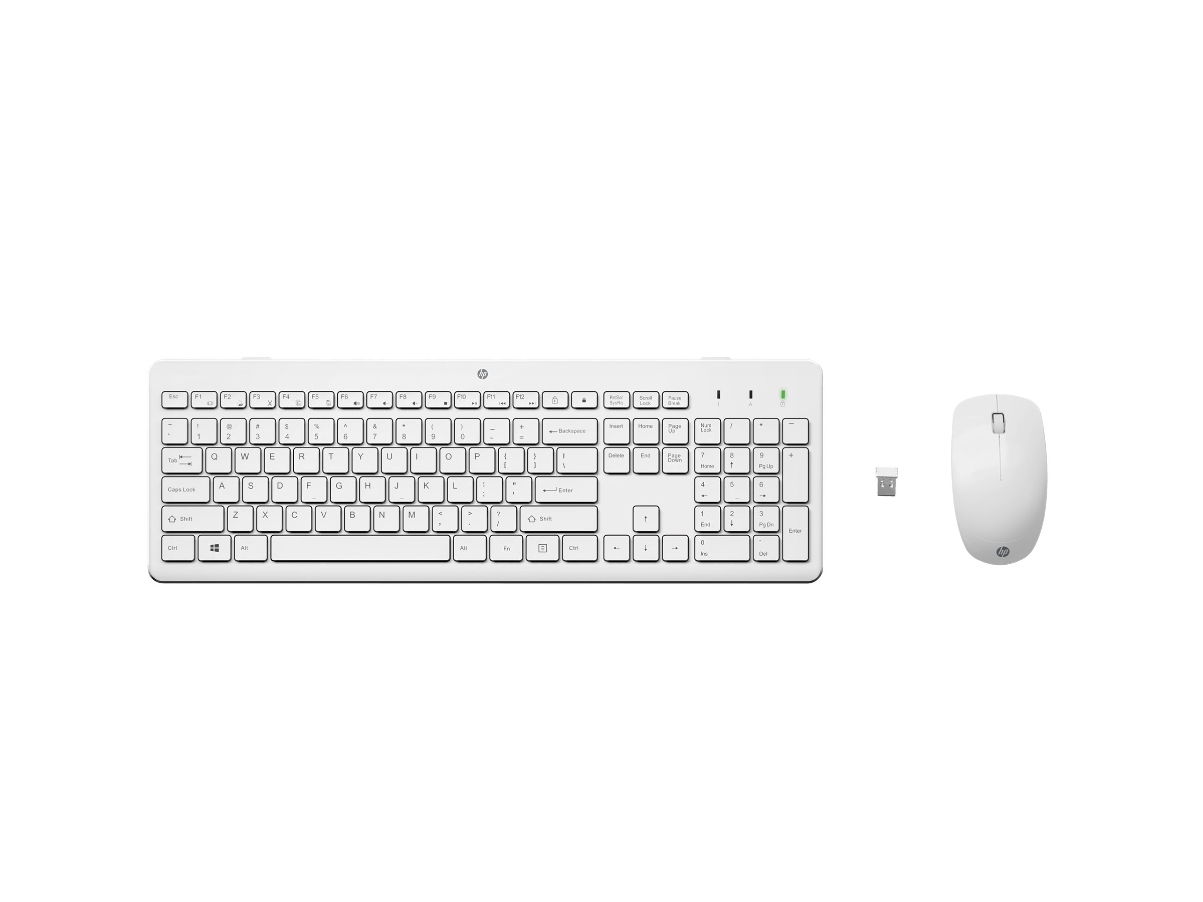 HP 230 Wireless Mouse and Keyboard Combo White