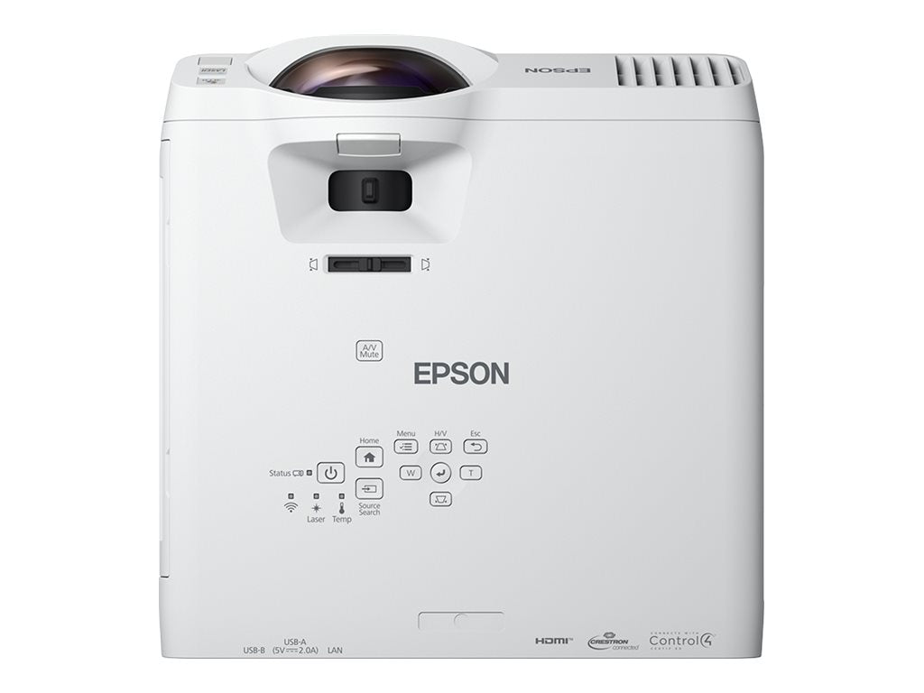 EPSON EB-L210SF Projecteur Laser courte focal, 4000lm , Full HD ,  0,48 – 0,61:1, 16:10, VGA x2 , HDMI x2 ,RS-232C, Miracast, Wifi
