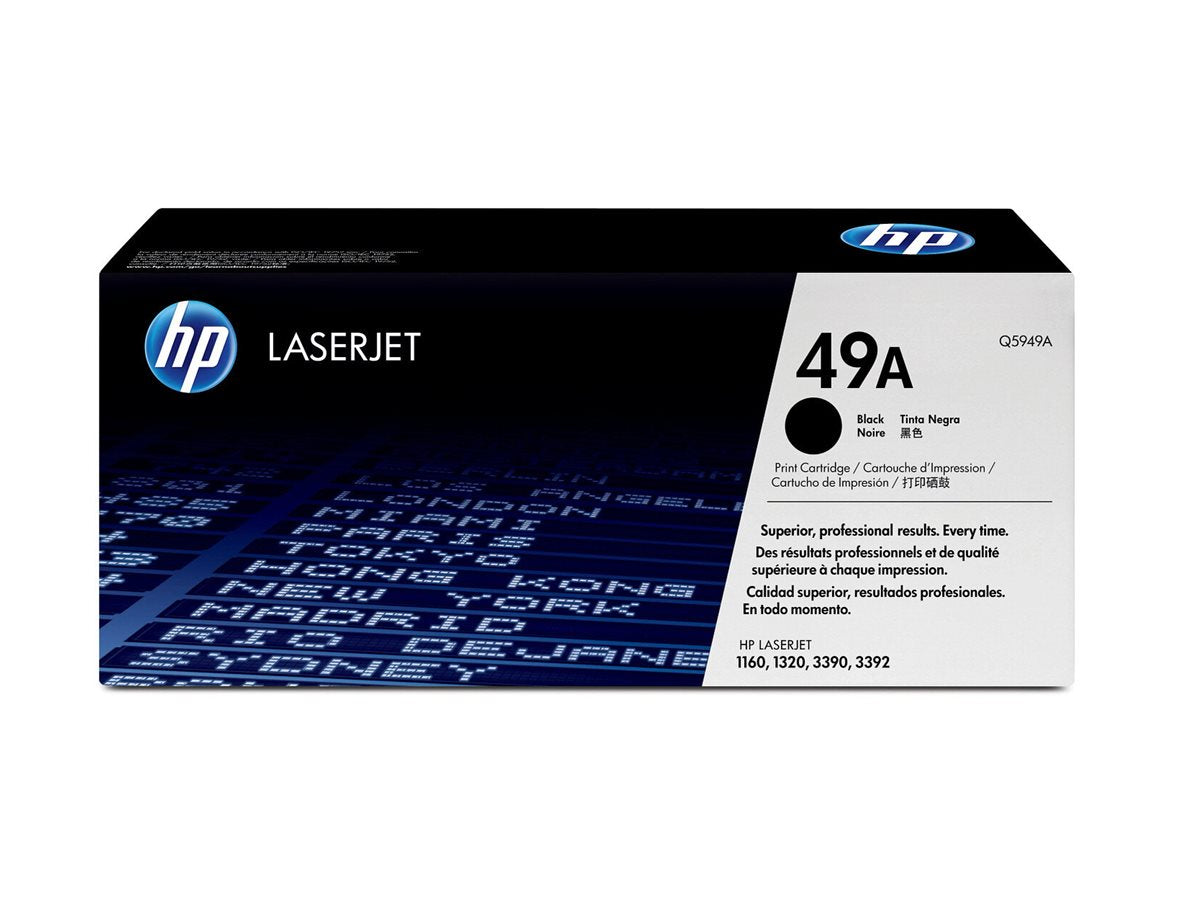 HP 49A original LaserJet Toner cartridge Q5945A black standard capacity 2.500 pages 1-pack