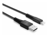 LINDY 1m Reinforced USB Type A to Lightning Charging Cable