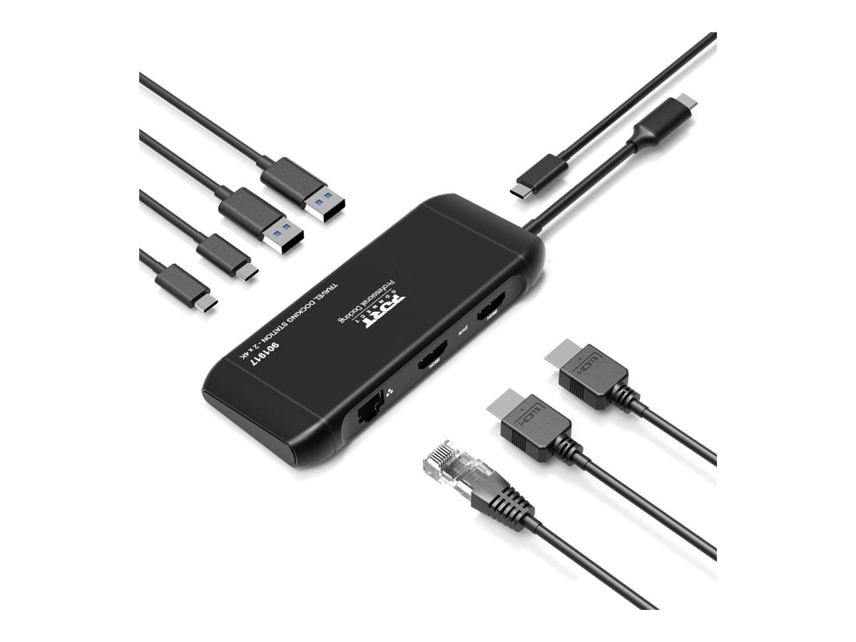 PORT DESIGNS Docking Type C Travel 2x 4K PD 100W HDMI x2