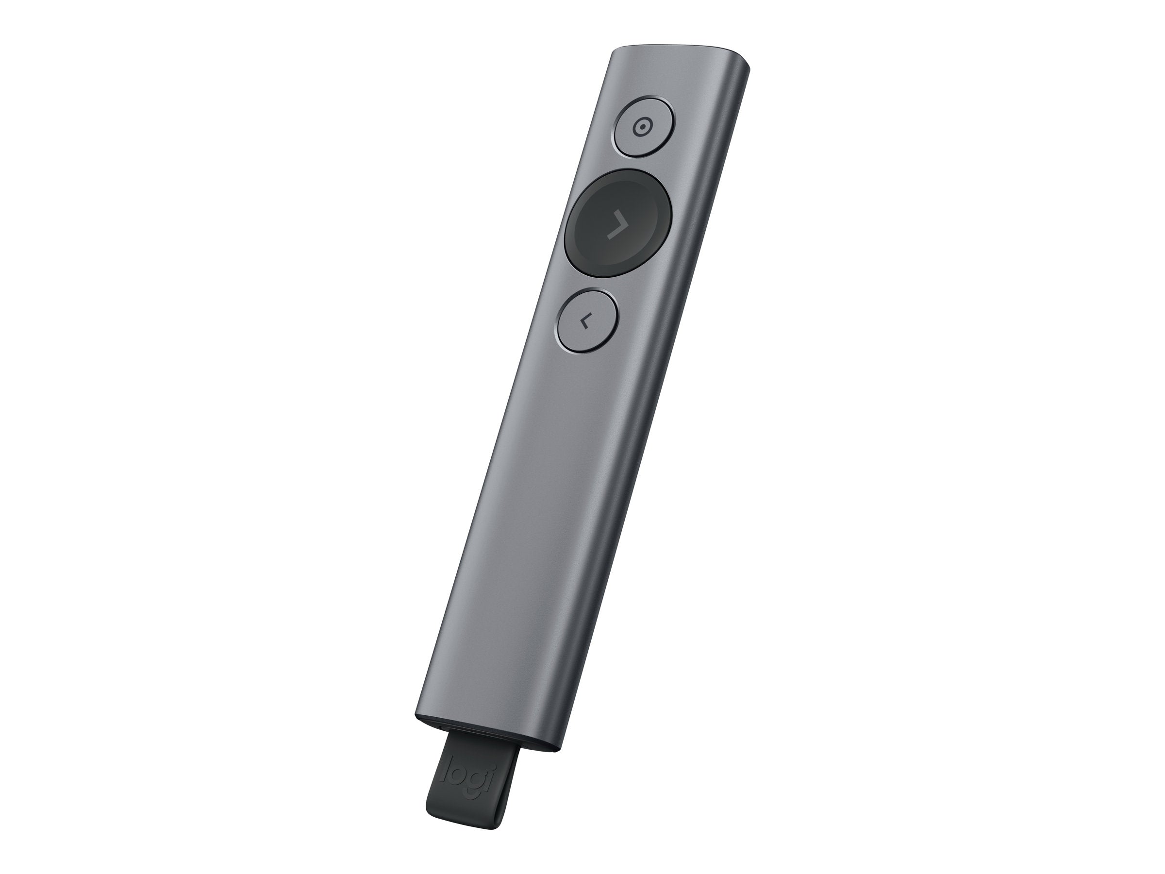 LOGITECH Spotlight Plus Presentation remote control 3 buttons slate