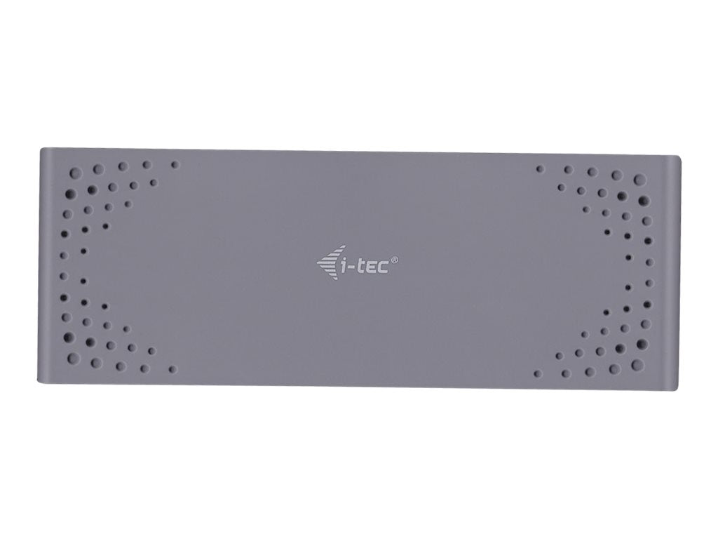 I-TEC USB 3.0/USB-C Dualdock 1x5K 2x4K 60Hz 2xHDMI 2xDP 1xGLAN 6xUSB 3.0 1xAudio/Mic Jack Kensington compatible with TB 3
