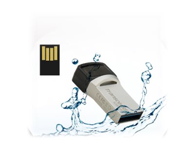 TRANSCEND 128Go ClÃ© USB3.1 Gen 1- On TheGo - Type A et C - ArgentÃ©e