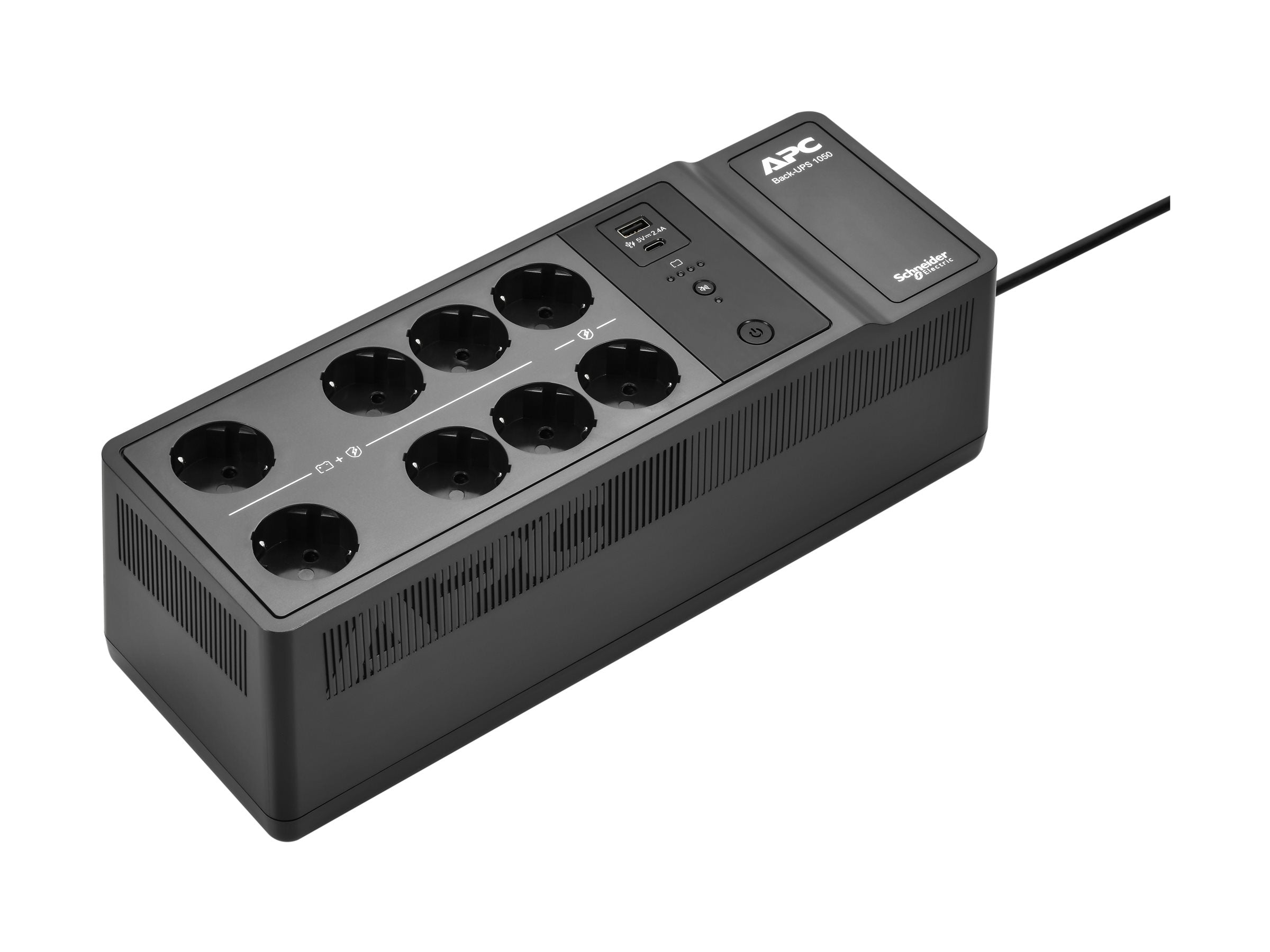 APC Back-UPS UPS wall mountable / surface mountable AC 230V 600Watt 1050VA output connectors 10