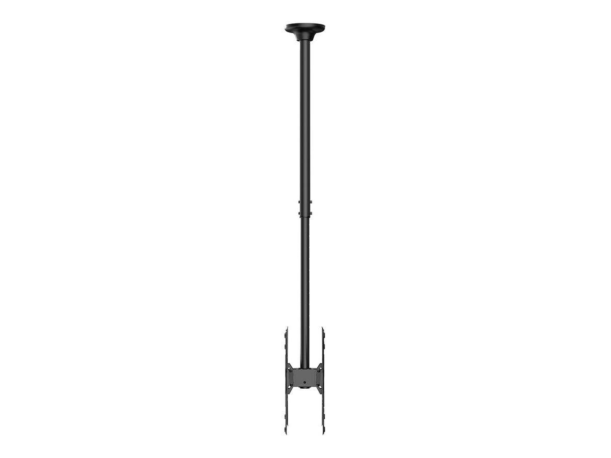 NEOMOUNTS FPMA-C340DBLACK Support de plafond pour écran de 32-75p - h 106-156 cm