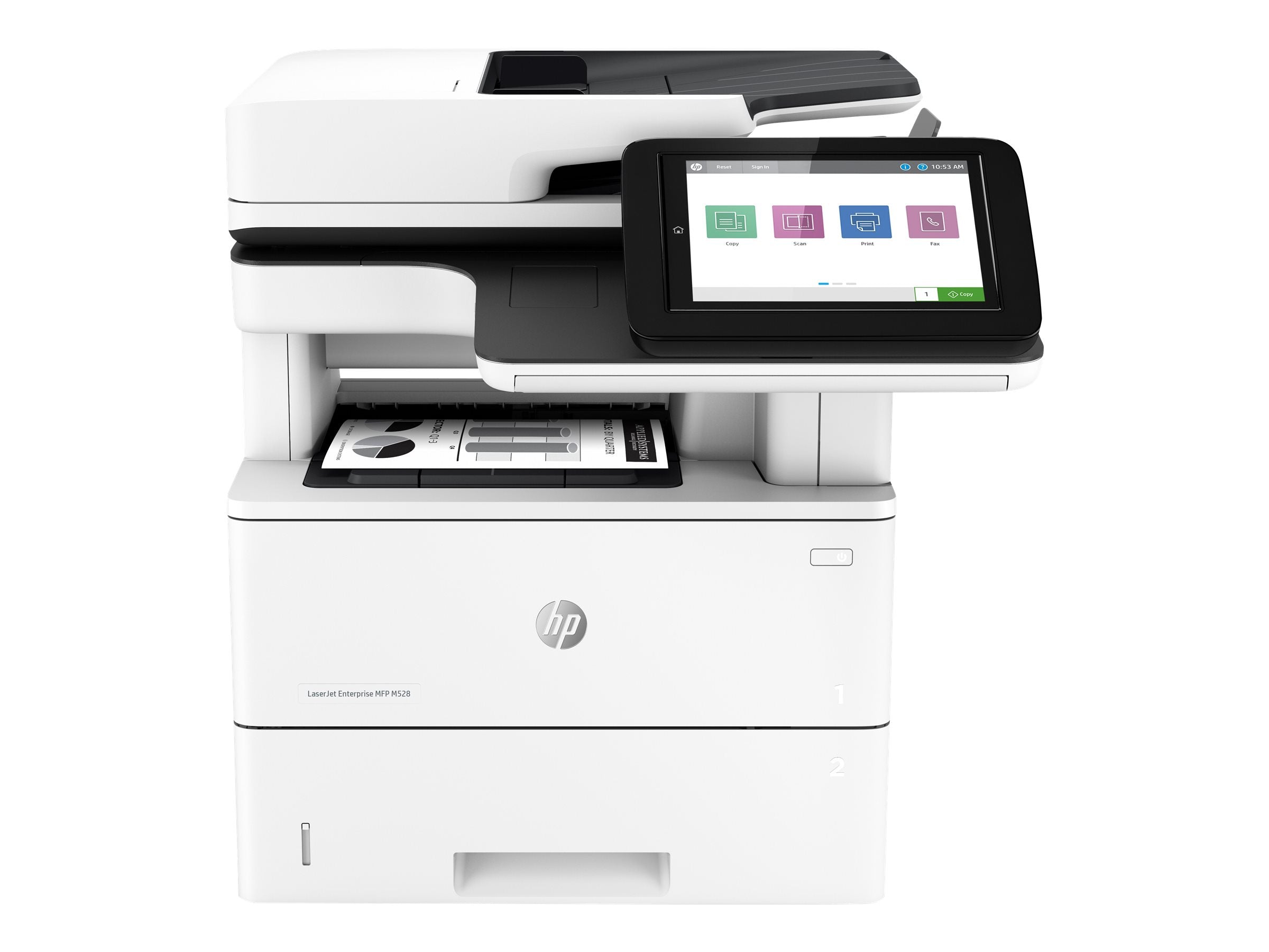 HP LaserJet Enterprise MFP M528dn MFP Mono laser A4 43ppm Copy 43ppm Print 650sheets USB LAN imprimante laser monochrome