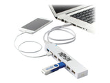 EATON TRIPPLITE 7-Port USB 3.0/USB 2.0 Combo Hub USB Charging 2 USB 3.0 & 5 USB 2.0 Ports