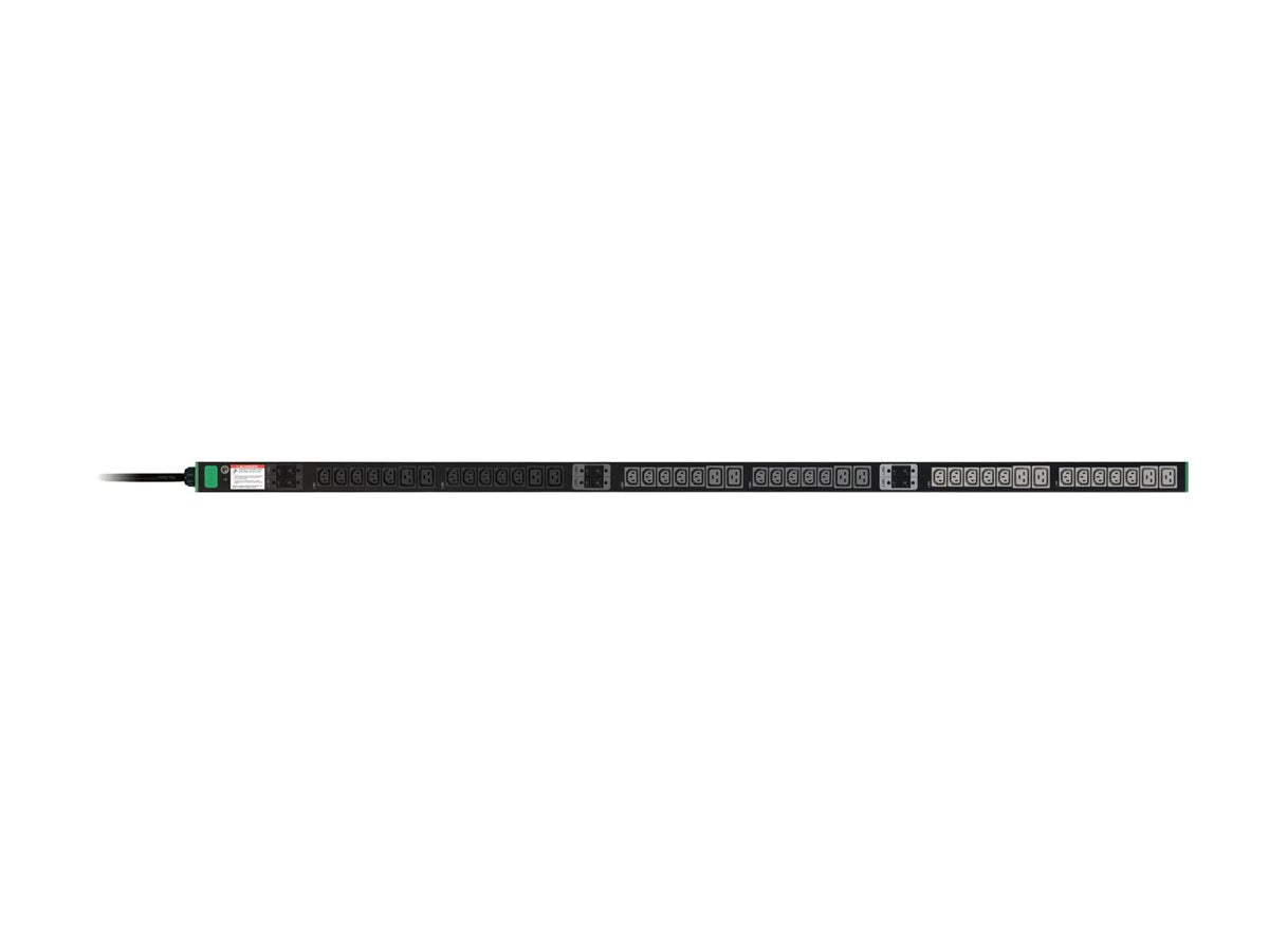 APC Easy Rack PDU Basic vertical 3-phase 22 kW 400 V 32 A 30 x C13 and 12 x C19 sockets IEC 60309 32 A 400 VAC 3P+N+PE