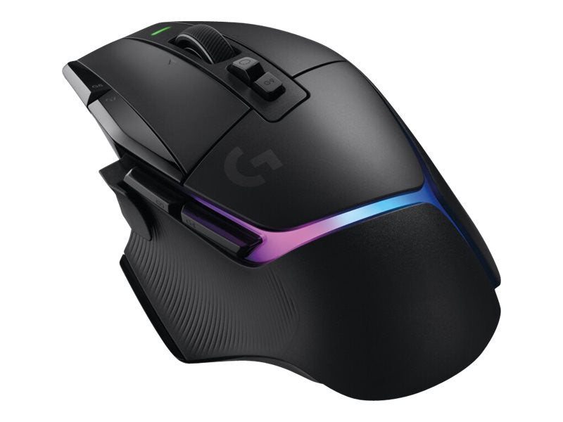 LOGITECH G G502 X PLUS Mouse optical wireless 2.4 GHz USB LOGITECH LIGHTSPEED receiver black