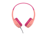 BELKIN SOUNDFORM Mini Wired On-Ear Headphones for Kids Pink