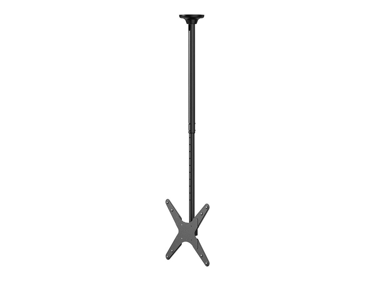 NEOMOUNTS FPMA-C340BLACK Support de plafond pour écran de 32-75p - h 106-156 cm