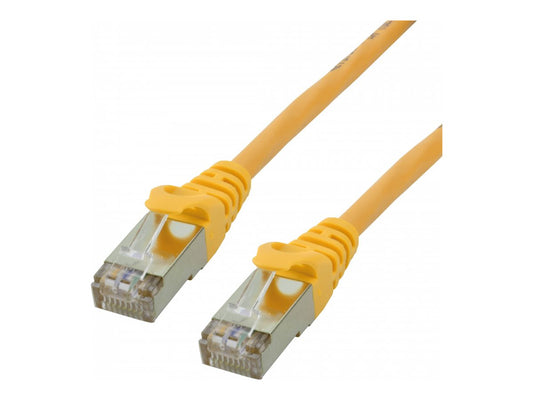 MCL CAT 6A S/FTP LSZH Patch cable - 0.5m Yellow