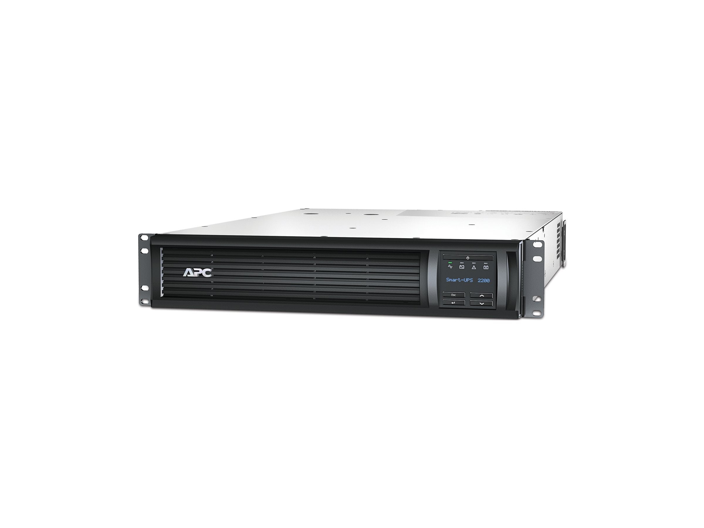 APC Smart-UPS SMT 2200VA LCD RM with SmartConnect UPS Rack AC 230V 1980Watt 2200VA RS-232 USB output connectors 9 2U