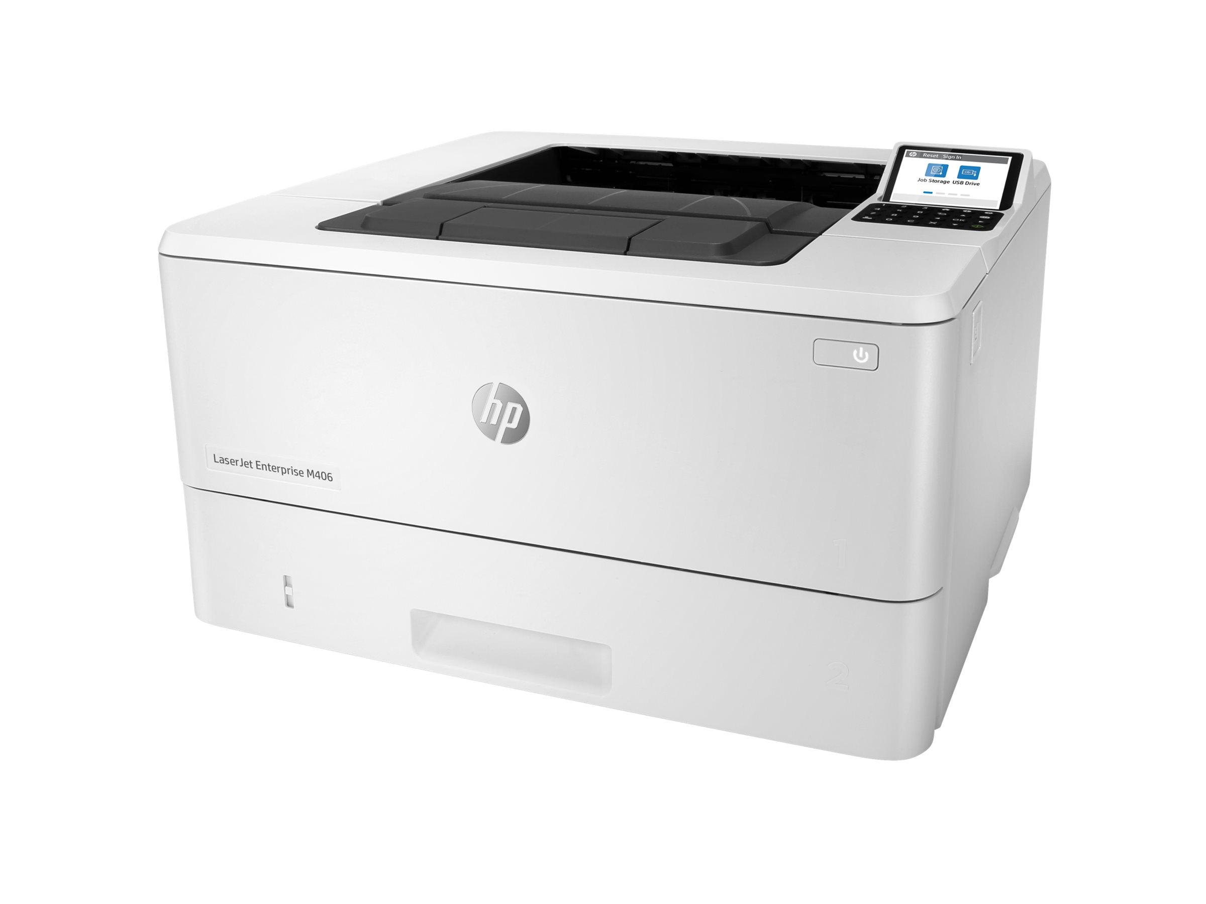 HP LaserJet Enterprise M406dn Printer Mono Duplex laser A4 1200x1200dpi 40ppm 350sheets USB LAN