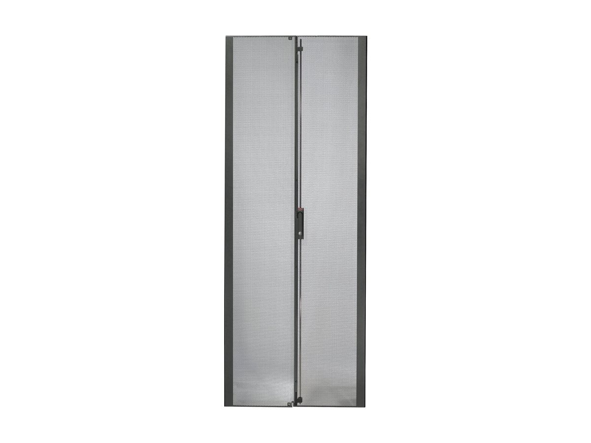 APC NetShelter SX 45U 750mm Wide Perforated Split Doors Black