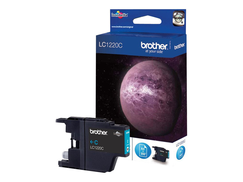 BROTHER LC-1220 cartouche d encre cyan capacité standard 300 pages pack de 1
