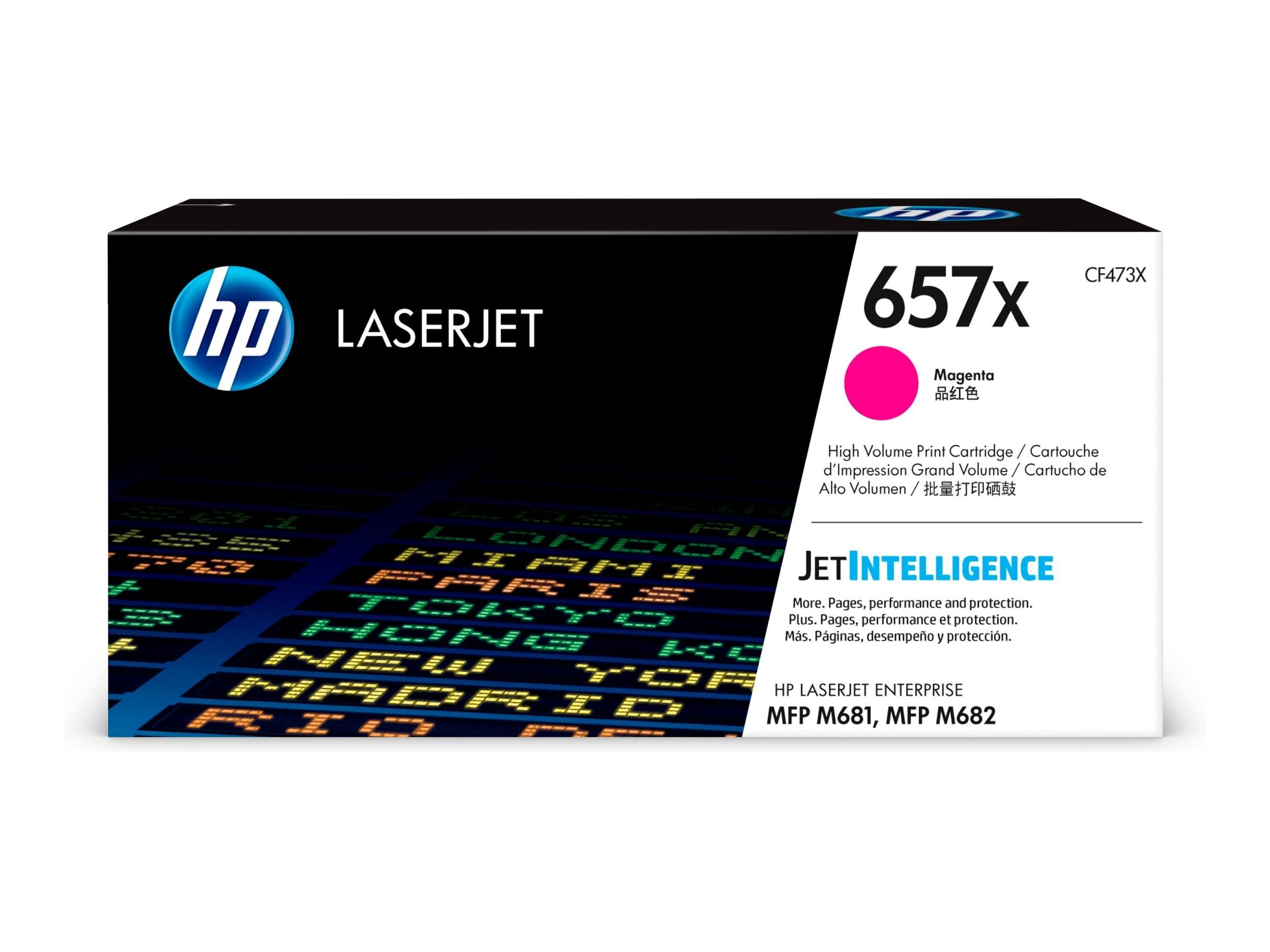 HP 657X original LaserJet Toner cartridge CF473X Magenta High Yield
