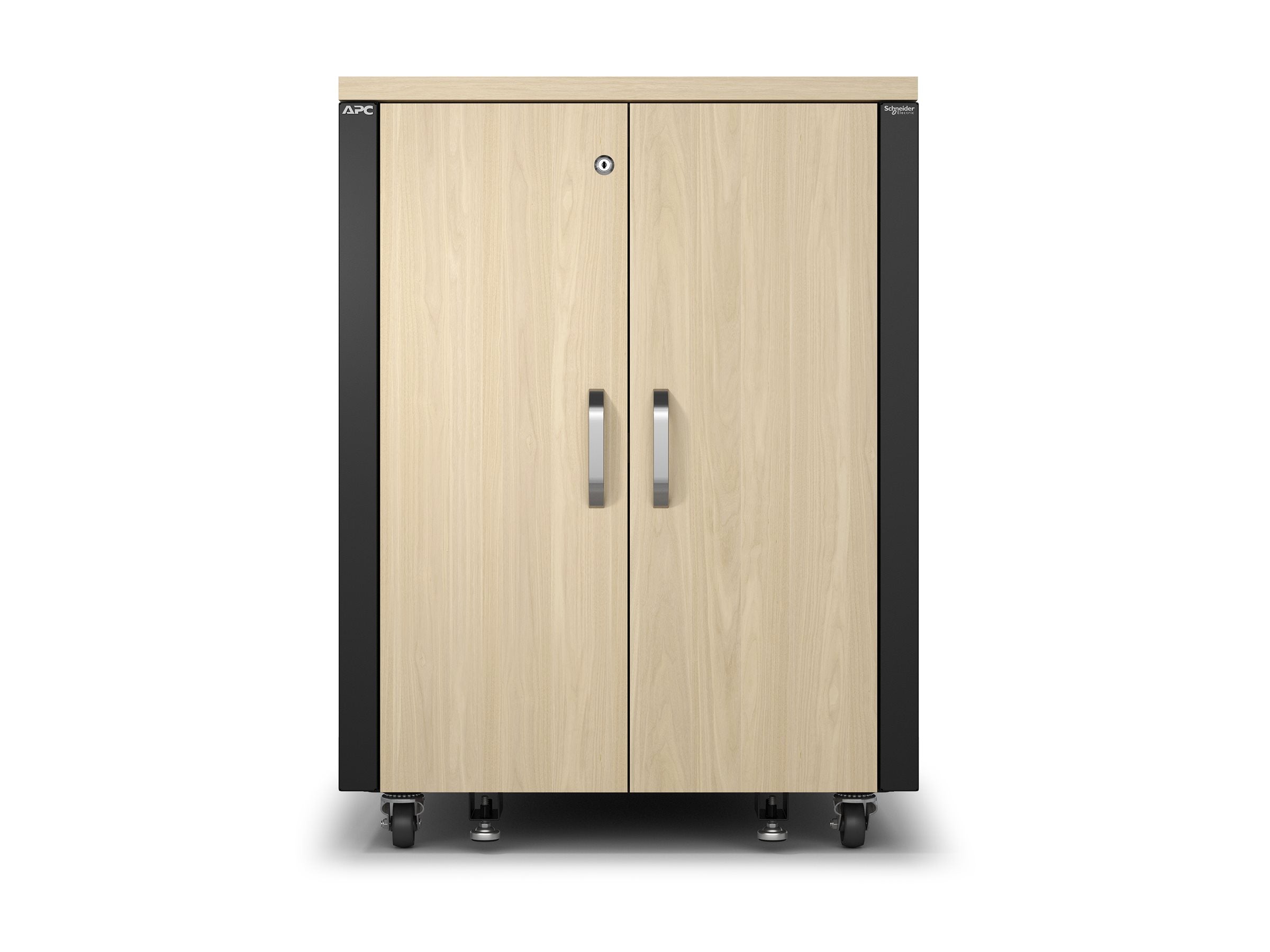 APC NetShelter Soundproof Server Rack 17U 230V 1000H x 750W x 1134D mm Maple