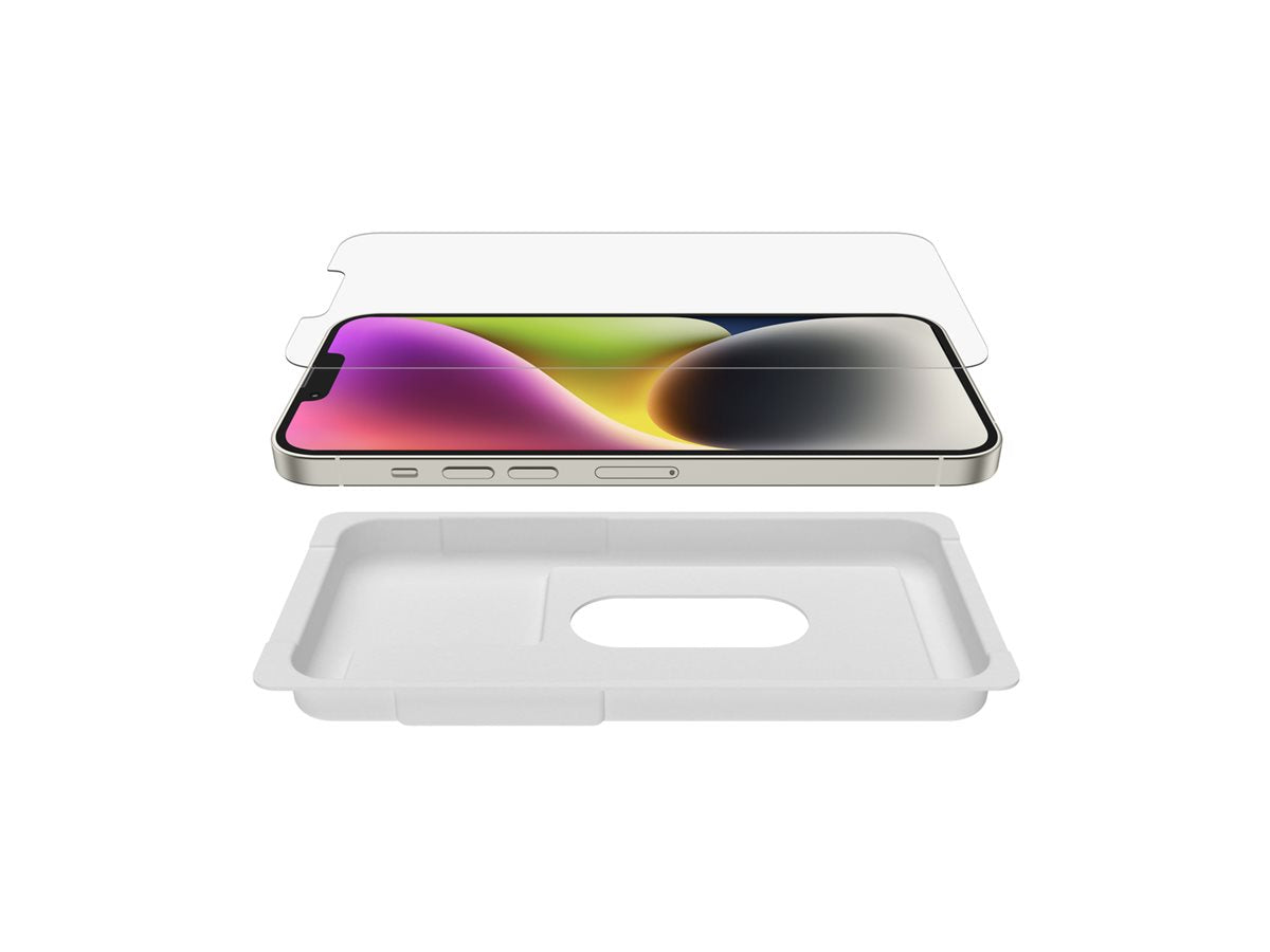 BELKIN ScreenForce Pro UltraGlass Anti-Microbial Screen Protection for iPhone 14/13/13 Pro