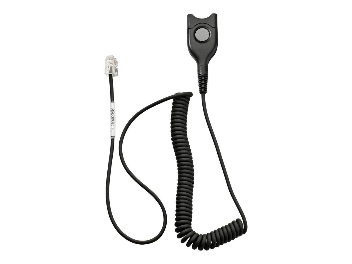 EPOS CSTD 01 Standard headset connection cable with EasyDisconnect to Modular Plug RJ 9
