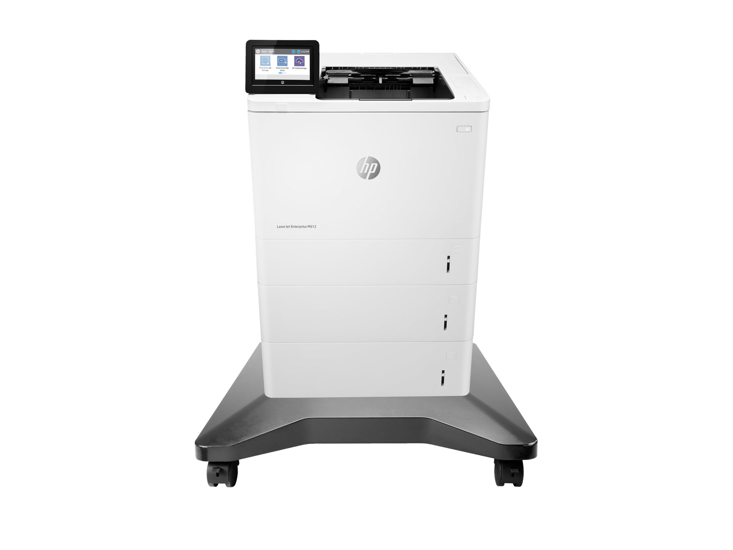 HP LaserJet Enterprise M612dn Printer Mono Duplex laser A4 1200x1200dpi 71ppm 650sheets USB LAN