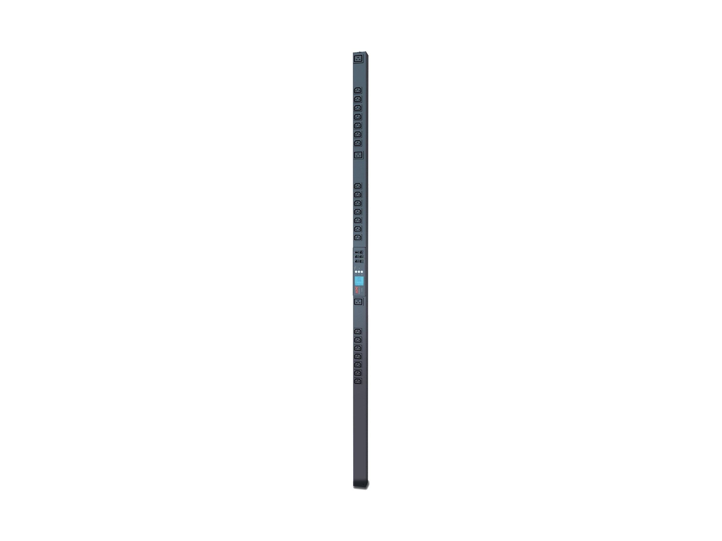 APC Metered-by-Outlet Rack PDU 2G Rack AC 200/208/230V Ethernet input IEC 60309 output connectors 24 0U Black