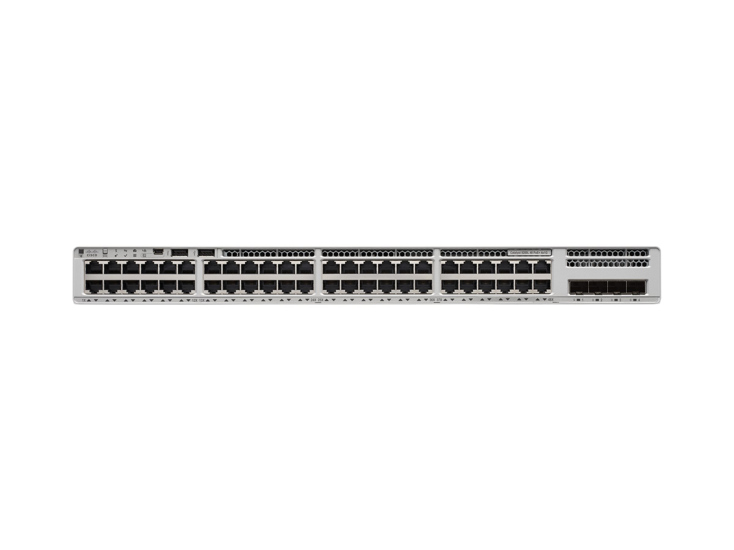 CISCO Catalyst 9200L 48-port PoE+ 4x1G uplink Switch Network Essentials