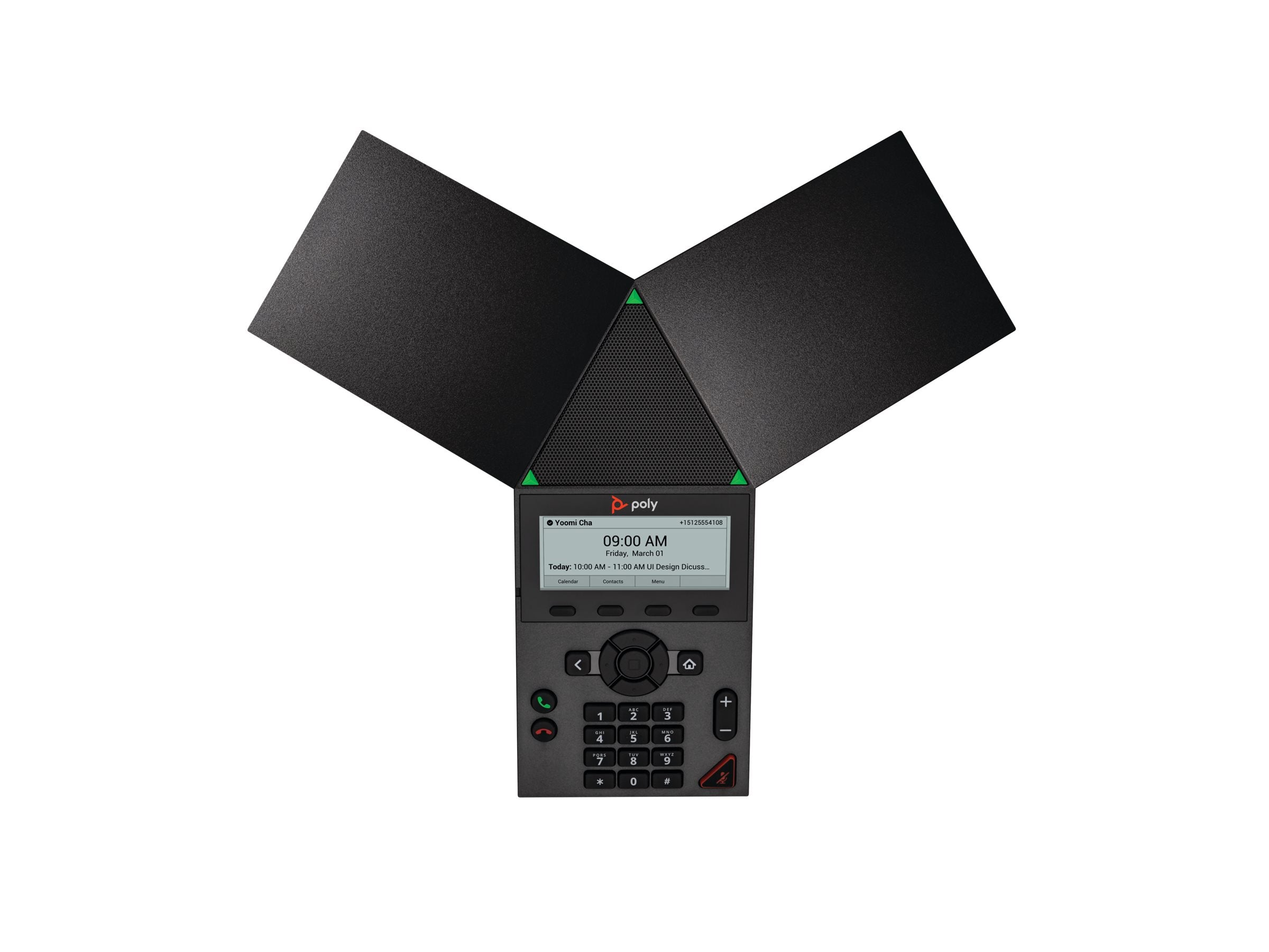 HP Poly Trio 8300 IP Conference Phone and PoE-enabled No Radio