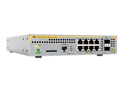 ALLIED Industrial managed PoE+ switch 8x 10/100/1000TX PoE+ ports 2x 100/1000X SFP