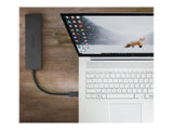 I-TEC USB-C Metal HUB 2xUSB 3.0 2xUSB-C 5Gbps without power adapter ideal for Notebook Ultrabook Tablet PC