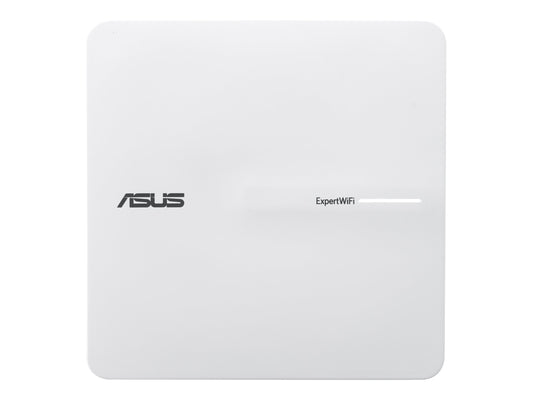 ASUS ExpertWiFi EBA63 AX3000 Point daccès WiFi 6 Bi-bande - PoE supporte jusquà 5 SSID et VLAN réseau auto-défini compatible Aimesh