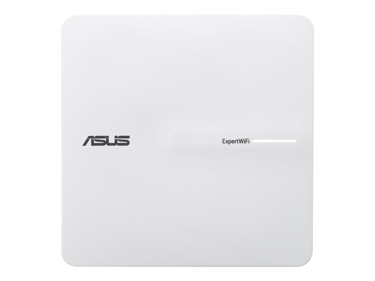 ASUS ExpertWiFi EBA63 AX3000 Point daccès WiFi 6 Bi-bande - PoE supporte jusquà 5 SSID et VLAN réseau auto-défini compatible Aimesh