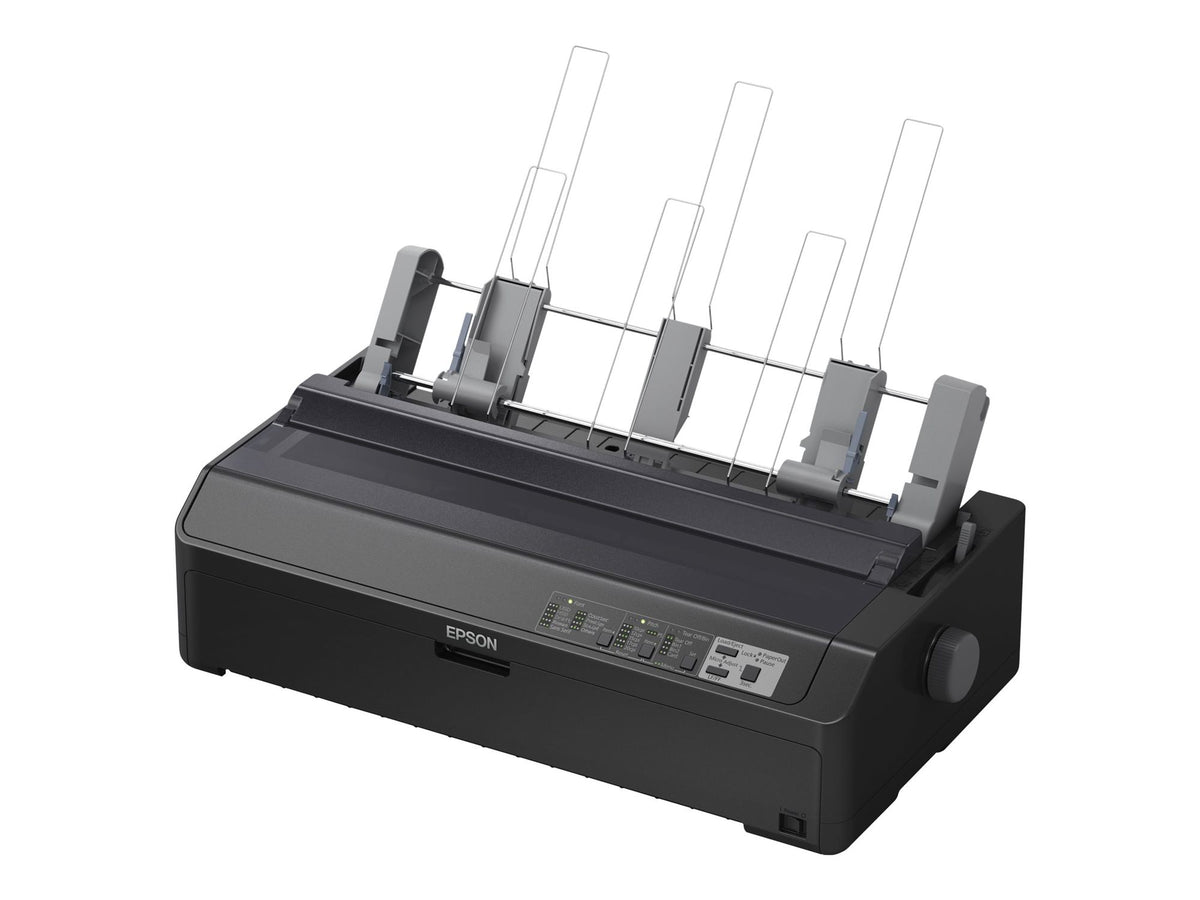 EPSON LQ 2090IIN Printer Mono dot-matrix Roll 21.6 cm 406.4mm width 420x364mm 360x180dpi 24pin 584char/sec parallel USB LAN