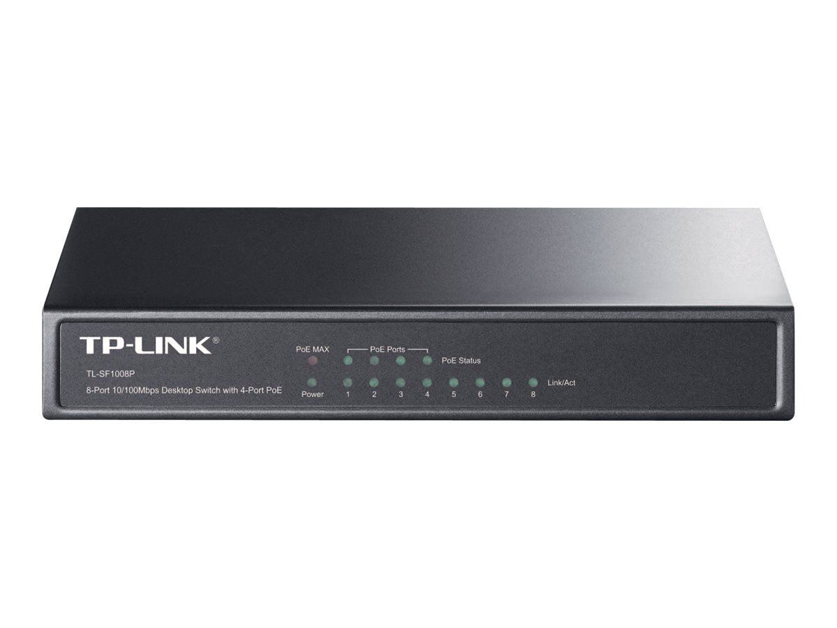 8 port 10/100M PoE Switch