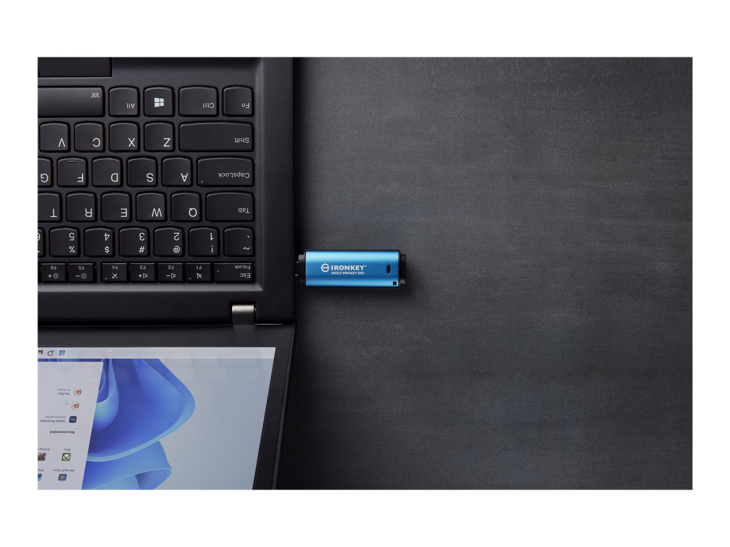 KINGSTON 64Go USB-C IronKey Vault Privacy 50C AES-256 Encrypted FIPS 197