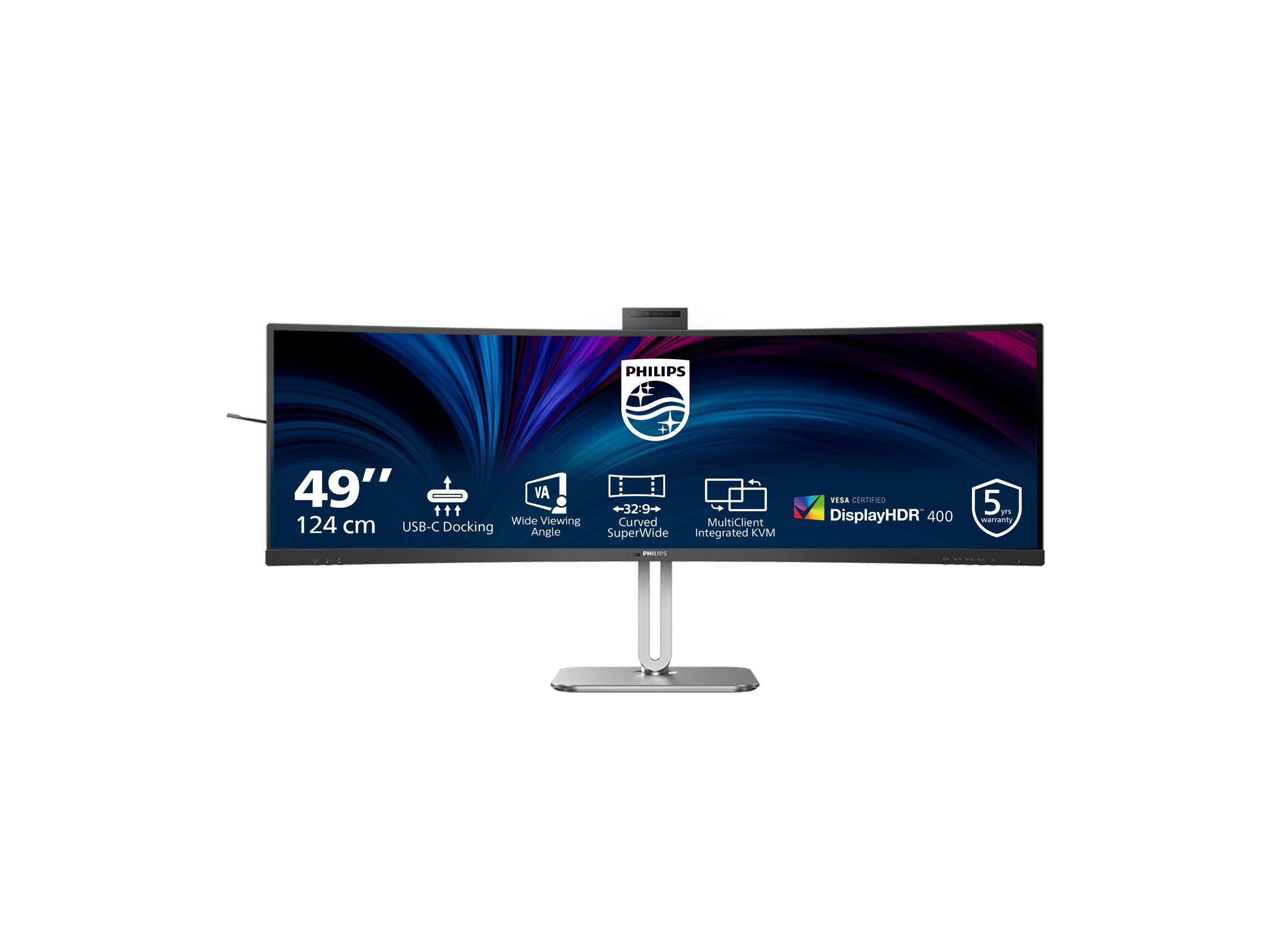 PHILIPS 49B2U5900CH/00 48.8p 5120x1440 VA Curved 1800R H/A 130mm SUPERWIDE USB-C 75Hz DP 2x HDMI USB HUB SPEAKERS