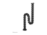 NEOMOUNTS Cable Spine Organizer for sit/stand desk frames magnet mounted black
