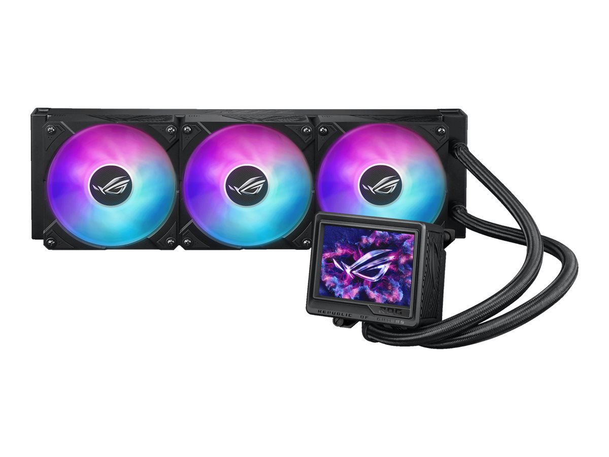 ASUS ROG Ryujin III 360 ARGB Extreme all-in-one liquid CPU cooler with Aseteks Emma Gen8 V2 pump