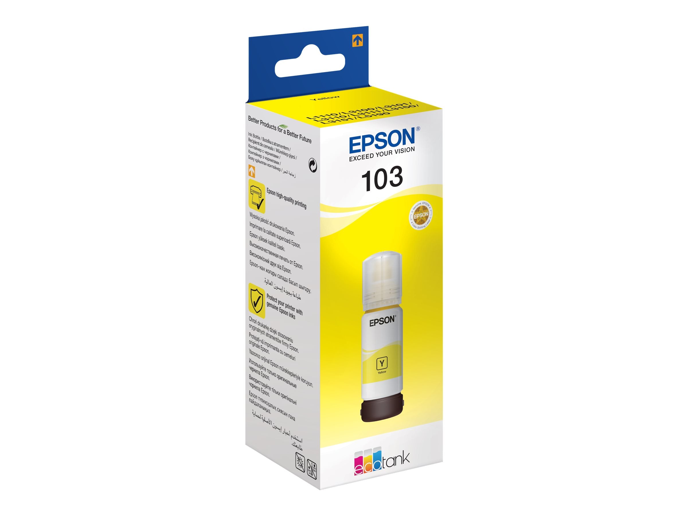 EPSON 1LB 103 EcoTank Yellow ink bottle local