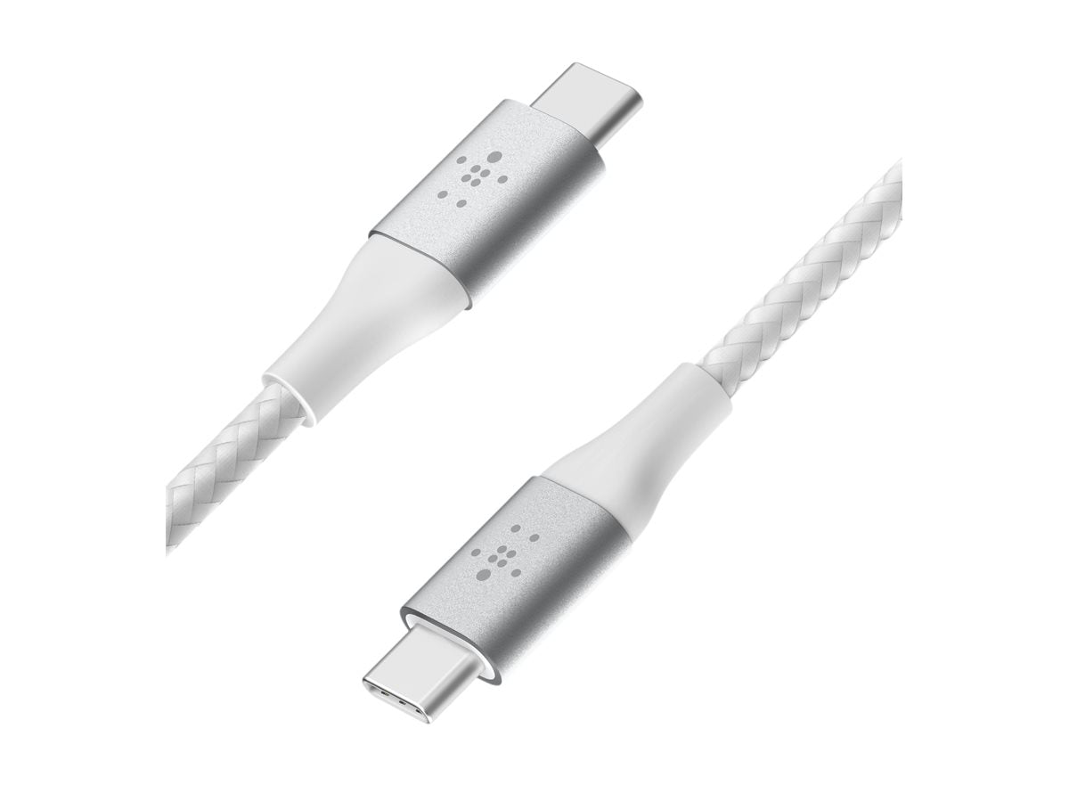 BELKIN BOOST CHARGE USB-C to USB-C Cable Braided 0.15m White